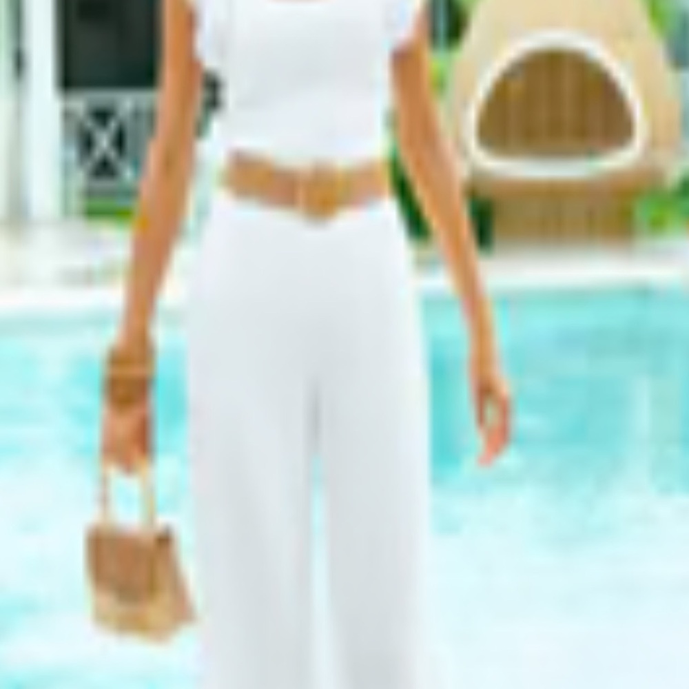 Boston Proper Wide Waist  Woven Belt